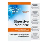 Doctor's Best Digestive Probiotic 20 Billion CFU Vegicaps 30 Vegicaps