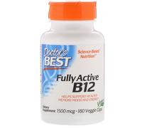 Doctor's Best, Fully Active B12, 1,500 mcg, 180 Veggie Caps