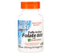 Doctor's Best, Fully Active Folate 800, 800 mcg, 60 Veggie Caps