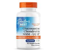 Doctor's Best Glucosamine Chondroitin MSM + UC-II 90 Capsules
