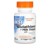 Doctor's Best Glutathione + Milk Thistle Veg Capsules 60 Capsules