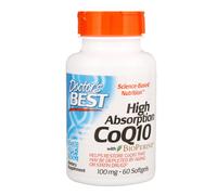 Doctor's Best, High Absorption CoQ10 with BioPerine, 100 mg, 60 Softgels