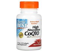 Doctor's Best High Absorption CoQ10 With BioPerine 100mg - 120 Softgels