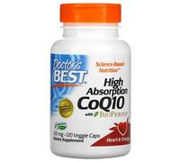 Doctor's Best High Absorption CoQ10 With BioPerine 100mg - 120 Veg Caps
