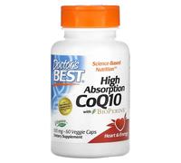 Doctor's Best High Absorption CoQ10 With BioPerine 100mg - 60 Veg Caps