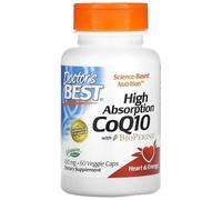 Doctor's Best - High Absorption CoQ10 with BioPerine | 100mg CoQ10 for Heart Health and Energy - 60 Capsules