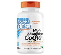 Doctors Best High Absorption CoQ10 with BioPerine - 180 x 400mg Vegicaps
