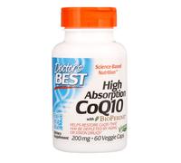 Doctor's Best, High Absorption CoQ10 with BioPerine, 200 mg, 60 Veggie Caps