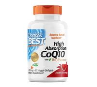 Doctor's Best High Absorption CoQ10 With BioPerine 200mg Veg Softgels 60 Softgels