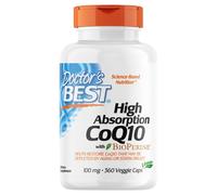 Doctors Best High Absorption CoQ10 with BioPerine - 360 x 100mg Vegicaps