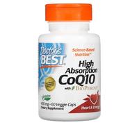 Doctor's Best High Absorption CoQ10 With BioPerine 400mg - 60 Veg Caps