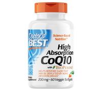 Doctors Best High Absorption CoQ10 with BioPerine - 60 x 200mg Softgel