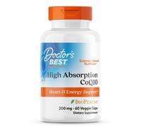 Doctors Best High Absorption CoQ10 with BioPerine - 60 x 200mg Vegicap
