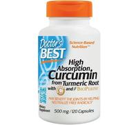 Doctors Best High Absorption Curcumin with BioPerine - 120 x 500mg Veg