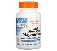 Doctor's Best High Absorption Magnesium 100mg Tablets 120 Tablets