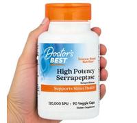 Doctor's Best Serrapeptase 120,000 SPU, 90 capsules