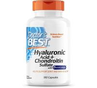 Doctors Best Hyaluronic Acid + Chondroitin Sulphate - 180 Capsules