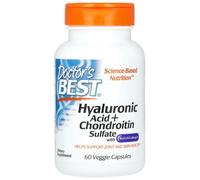 Doctor's Best - Hyaluronic Acid + Chondroitin Sulphate | with BioCell Collagen - 60 Capsules