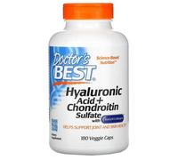 Doctors Best Hyaluronic Acid with Chondroitin Sulphate - 180 Capsules
