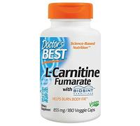 Doctor's Best L-Carnitine Fumarate, 855mg, 180 Vegetarian Capsules