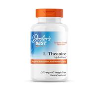 Doctor's Best L-Theanine AlphaWave - 60 vcaps | L Theanine AlphaWave Supplement for Calm & Focus Support, Helps Reduce Stress, Vegan, Gluten Free, Soy Free, Non GMO