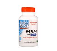Doctor's Best, MSM with OptiMSM, 1,500 mg, 120 Tablets