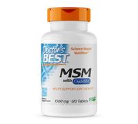 Doctor's Best - MSM Tablets - OptiMSM Vegan 1500 mg - 120 Tablets