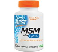 Doctor's Best - MSM Tablets - OptiMSM Vegan 1500 mg - 120 Tablets