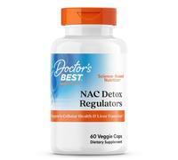 Doctor's Best - NAC Detox Regulators Supplement for Energy Support - 60 Vegicaps