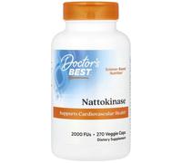 Doctor's Best Nattokinase 2000 FUs 100 mg – 270 Vegicaps – Non-GMO Vegan