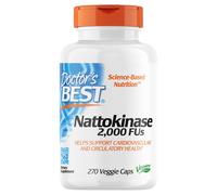 Doctors Best Nattokinase 2000 FUs - 270 x 100mg Vegicaps