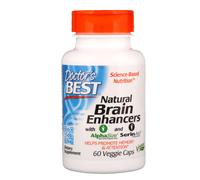Doctor's Best, Natural Brain Enhancers, 60 Veggie Caps