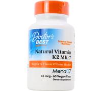 Doctor's Best Natural Vitamin K2 MK-7 with MenaQ7 100mcg 60 Veggie Caps