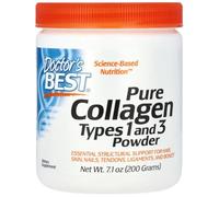 Doctor's Best - Pure Collagen Types 1 and 3 | Hydrolysed Collagen Powder for Skin, Hair, Nails and Joints - 200g
