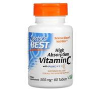 Doctor's Best Sustained Release Vitamin C With PureWay-C 500mg Tablets 60 Tablets