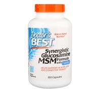 Doctor's Best, Synergistic Glucosamine MSM Formula, with OptiMSM, 180 Capsules