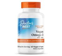 Doctor's Best Vegan Omega-3 E DHA Softgels 60 Softgels