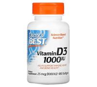 Doctor's Best Vitamin D3 1000IU 180 Softgels