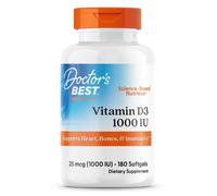 Doctor's Best Vitamin D3 1000iu Softgels 180 Softgels