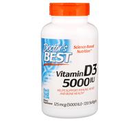 Doctor's Best, Vitamin D3, 125 mcg (5000 IU), 720 Softgels