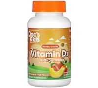 Doctor's Best - Vitamin D3 Children's Gummy Bears | Fruit Flavour for Healthy Development - 60 Gummy Bears