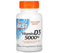 Doctor's Best - Vitamin D3 (Cholecalciferol) | Supports The Immune System and Bone Health - 180 softgels