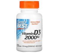 Doctor's Best - Vitamin D3 | High-dose Support for The Immune System and Bone Health - 180 softgels