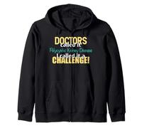 Doctors Called- Polycystic Kidney Disease Awareness Ribbon Zip Hoodie