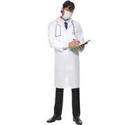Smiffys Doctor's Costume, S, White