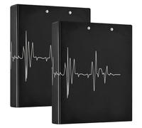 Doctors Day Electrocardiogram 3.8 cm, Round Rings for Binder, 1/2 Pack, Stationery, 200 Sheets