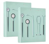 Doctor's Day Scalpel 1 & 1/5.1cm Binder Three Rings With Pocket Cover, 1/2 Piece Packing, Aesthetic Binder Hard Cover