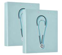 Doctor's Day Scalpel 3.8 cm Binder 3.8 cm with Pocket Cover, 1/2 Piece Various Binders, 200 Sheets