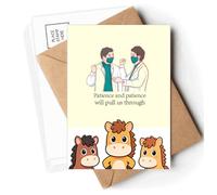 Doctors Discuss Communication Efforts Postcards Envelopes Cards Mailing Year Horse