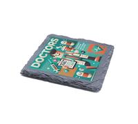 Doctor's Fuel, Diagnosing Problems Slate Coaster (slco-kf25-diagnodrhg)